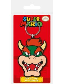 Super Mario Rubber Portachiavi Bowser 6 Cm Pyramid International