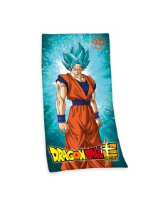 Dragon Ball Super Telo Mare Asciugamano Super Saiyan God Super Saiyan Son Goku 150 X 75 Cm Herding