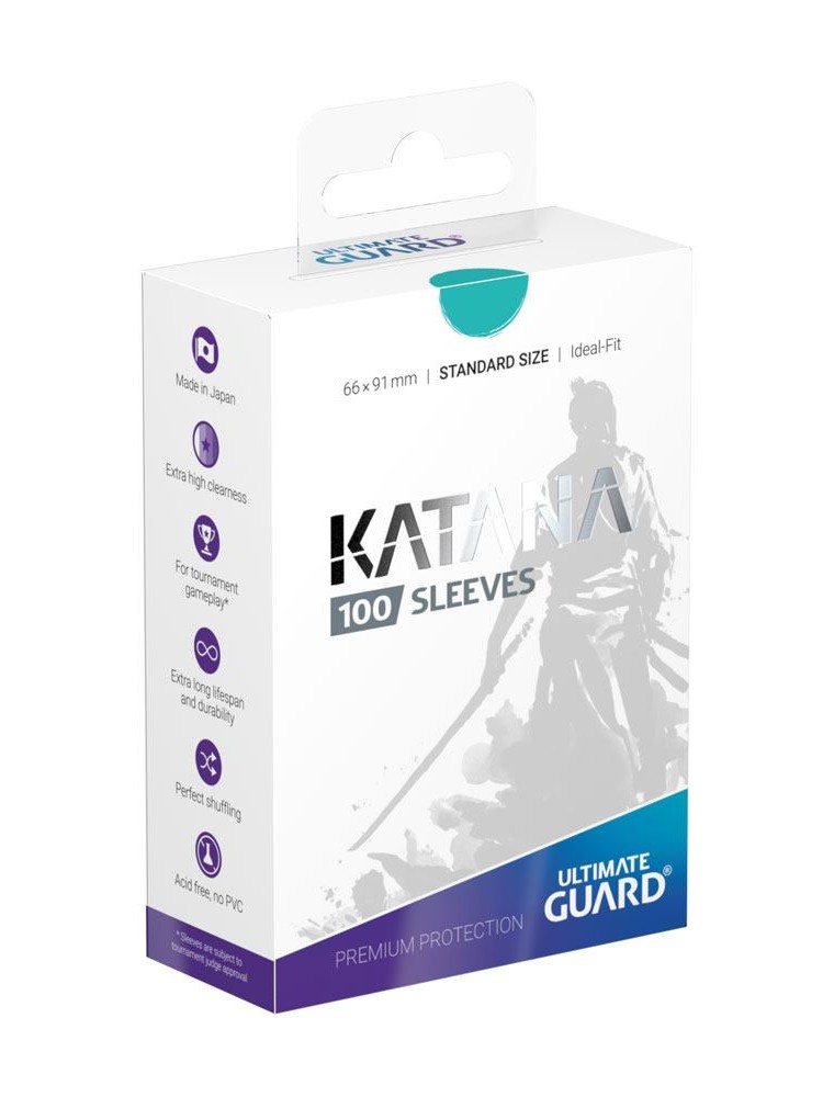 Ultimate Guard Katana Sleeves Standard Size Turquoise (100) Ultimate Guard