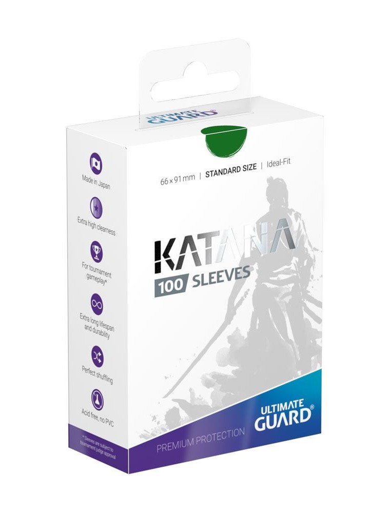 Ultimate Guard Katana Sleeves Standard Size Green (100) Ultimate Guard