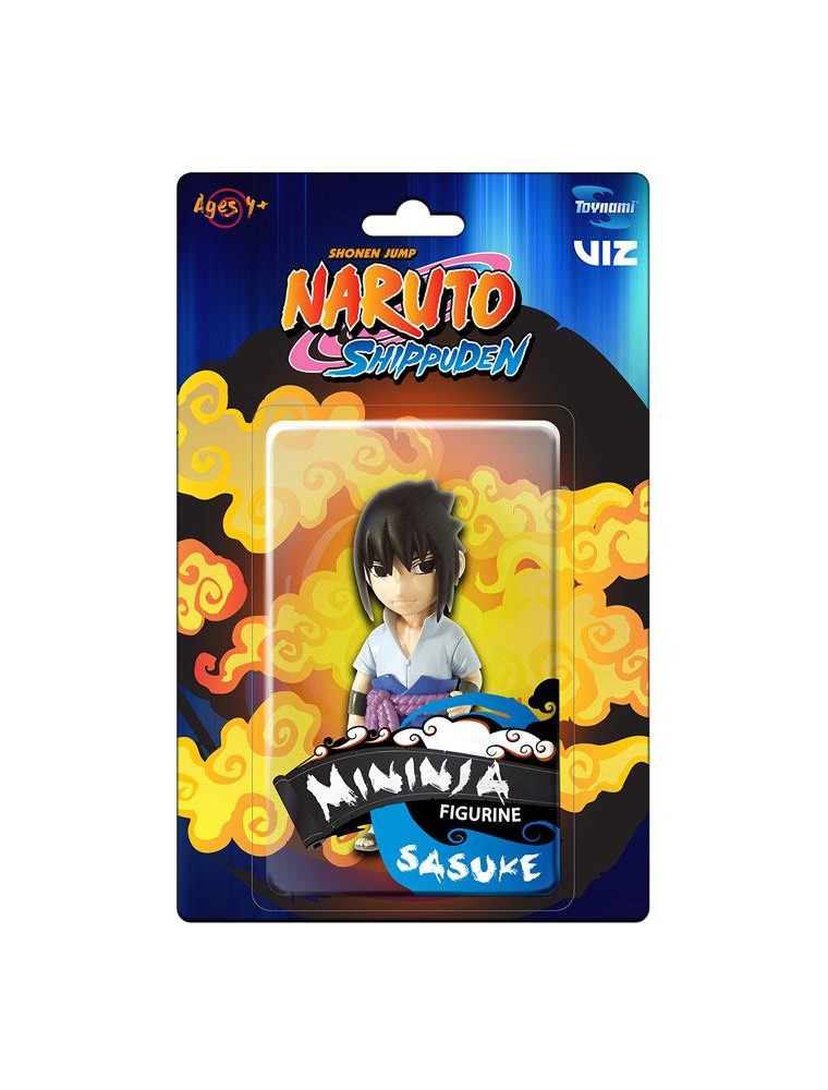 Naruto Shippuden Mininja Mini Figura Sasuke 8 Cm Toynami