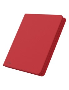 Ultimate Guard Zipfolio 480 - 24-Pocket XenoSkin (Quadrow) - Red Ultimate Guard