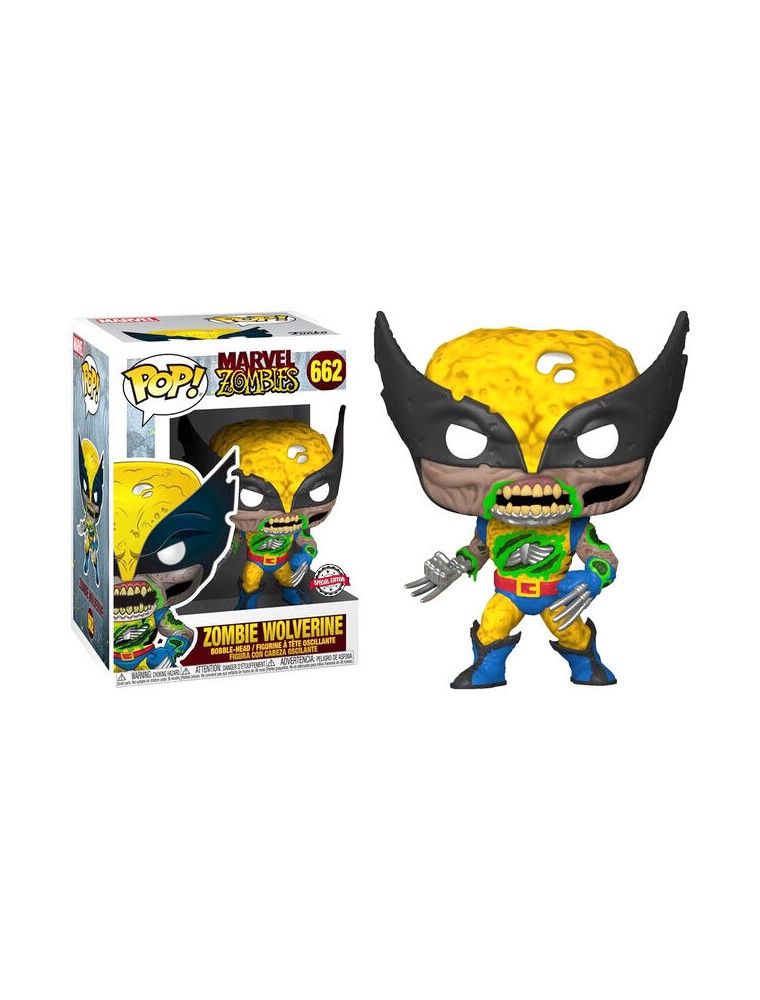 Zombies Funko POP Marvel Vinile Figura Zombie Wolverine 25 cm Esclusiva