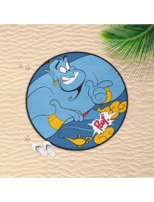 Disney Aladdin Telo Mare Asciugamano Microfibra Rotondo Cerdà