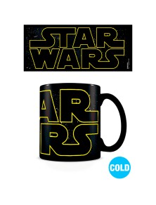 Star Wars Logo Characters Heat Changing Tazza pyramid