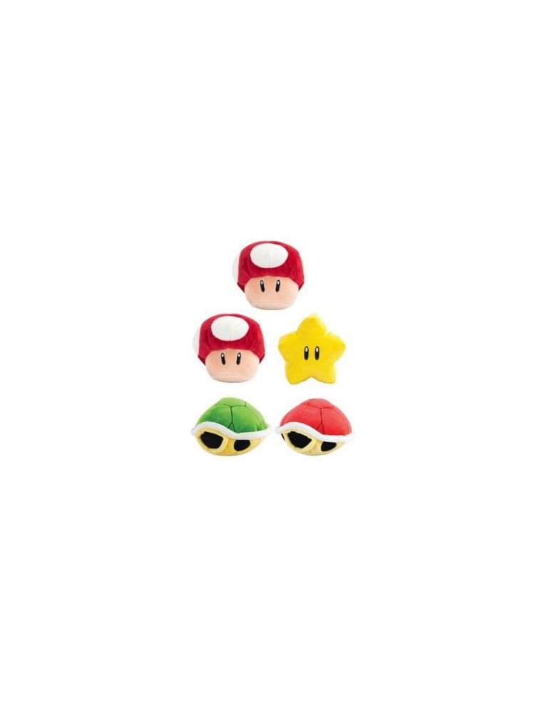 Mario Kart Mocchi-mocchi Peluche Figures Set 2 15 Cm Assortment (5) Tomy