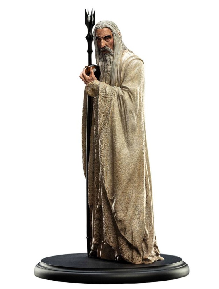 Il Signore Degli Anelli Statua Saruman The White 19 Cm Weta Collectibles