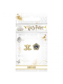 Harry Potter Orecchini a Bottone Placcati in oro Rana di Cioccolato Carat Shop