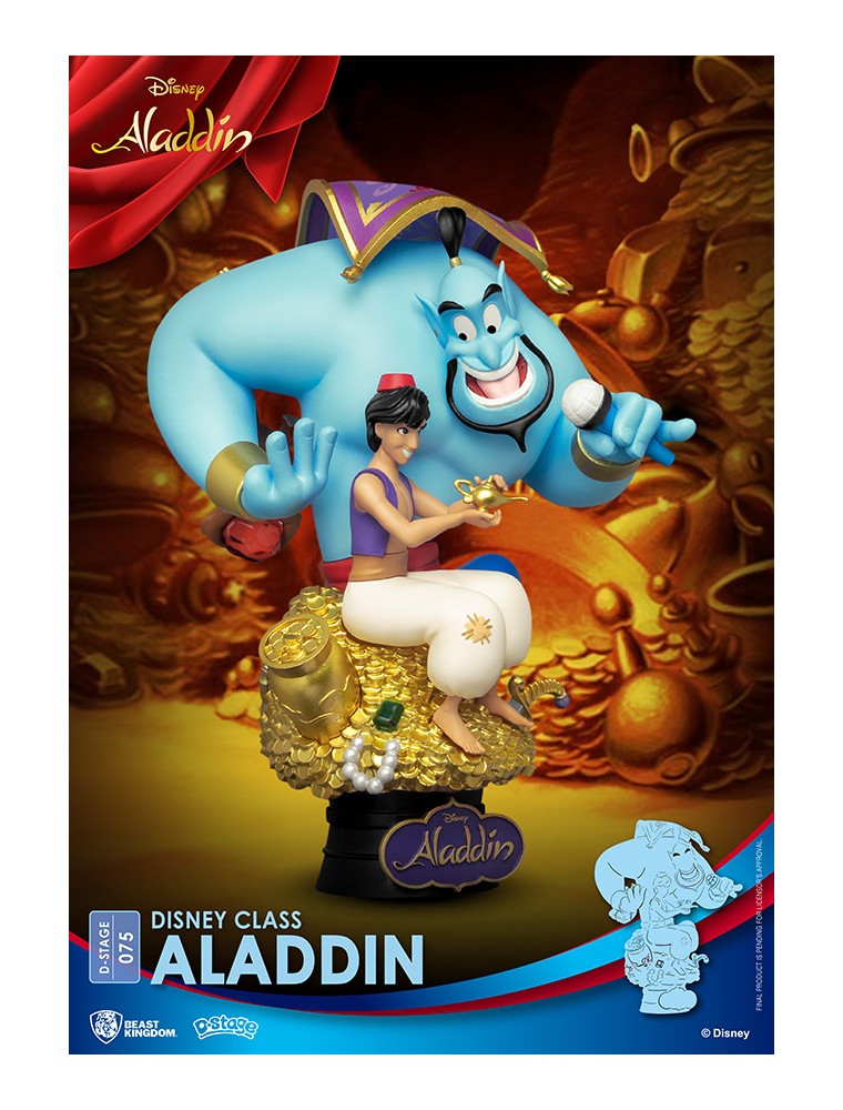 D-STAGE DISNEY CLASSIC ALADDIN MINI FIGURA BEAST KINGDOM