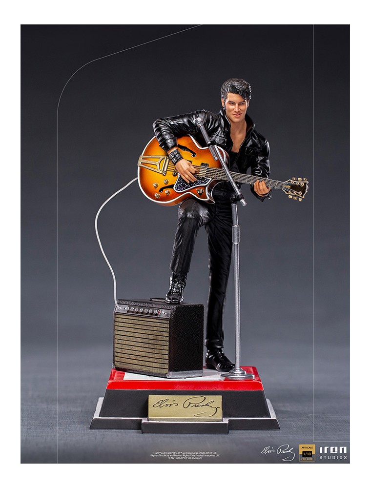 ELVIS PRESLEY COMEBACK DLX 1/10 ART ST STATUA IRON STUDIOS