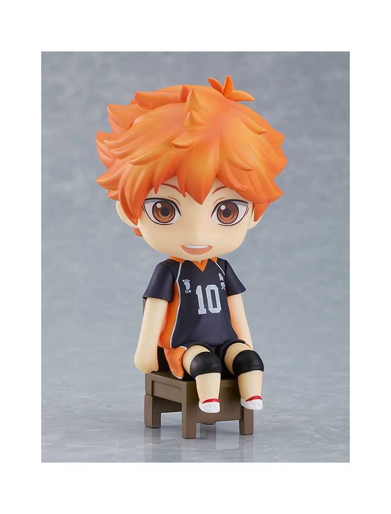 HAIKYU SHOYO HINATA NENDOROID SWACCHAO MINI FIGURA ORANGE ROUGE