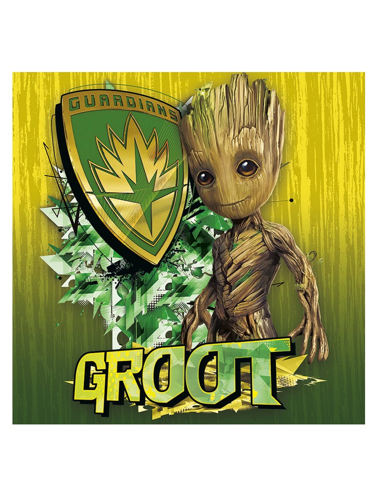 TELA GUARDIANI DELLA GALASSIA GROOT POSTER - GADGET