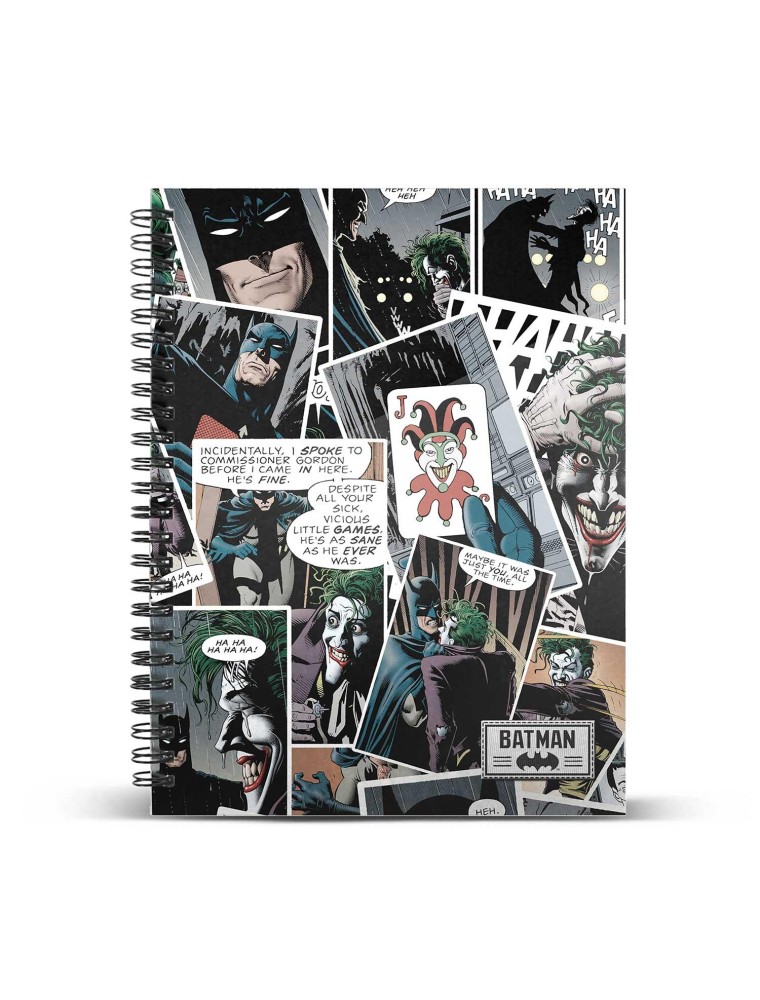 Joker Agenda A4 Carta a Griglia Comic Karactermania