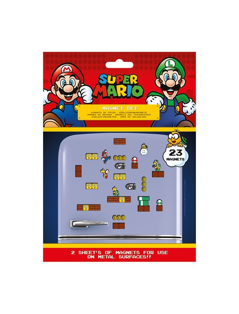 Super Mario Fridge Magneti Mushroom Kingdom Pyramid International