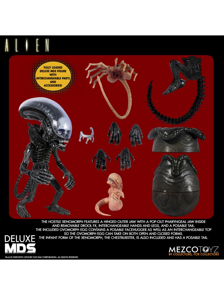 Mds Alien Deluxe Action Figura Mezco Toys