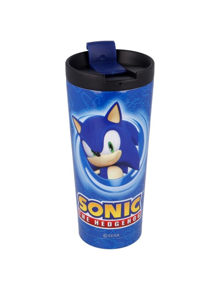 Sonic The Hedgehog Acciaio Inossidabile Bicchiere Da Caffè 425ml Stor