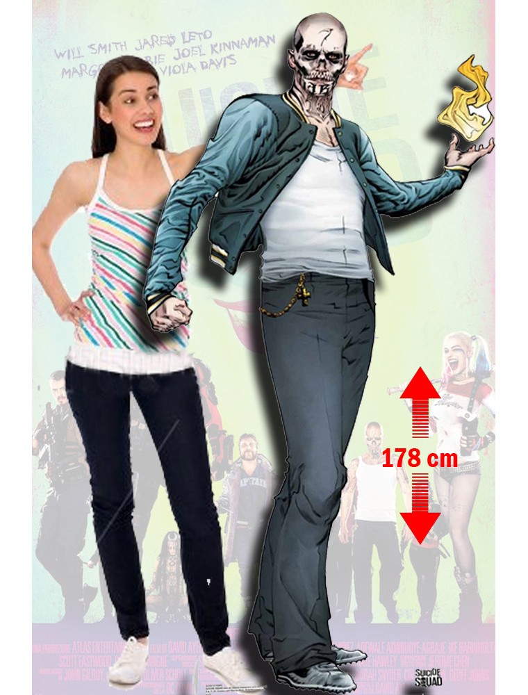 SUICIDE SQUAD EL DIABLO COMICS CUTOUT Sagomato Lifesize STAR