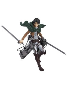 Attack On Titan Figma Action Figura Levi 14 Cm Max Factory