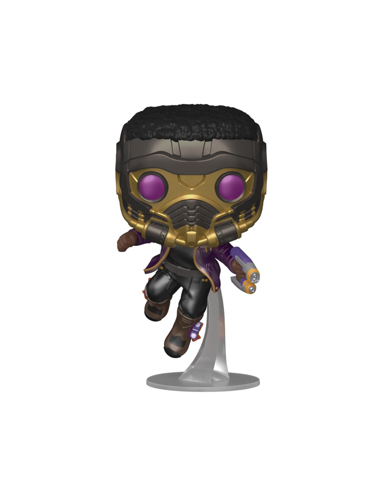 What If...? Funko Pop Marvel Vinile Figura TChalla Star-Lord Esclusiva 9 Cm