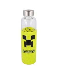 Minecraft Silicone Cover Bottiglia Di Vetro 585ml Stor