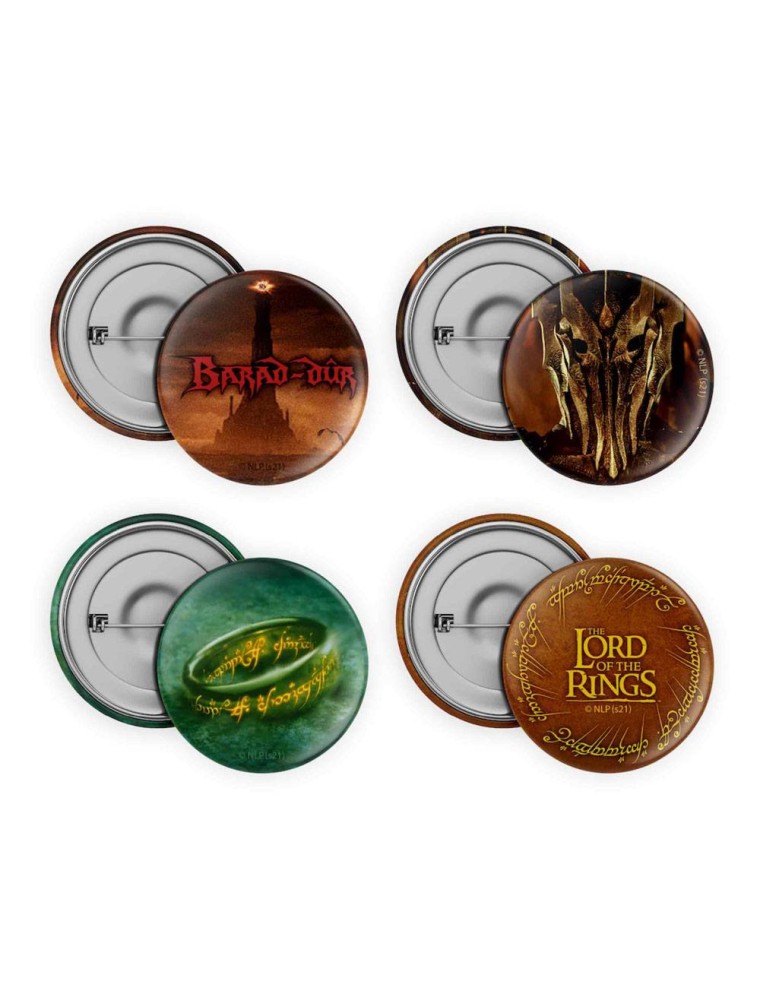 Il Signore Degli Anelli Pin-back Buttons 4-pack Collection Sd Toys