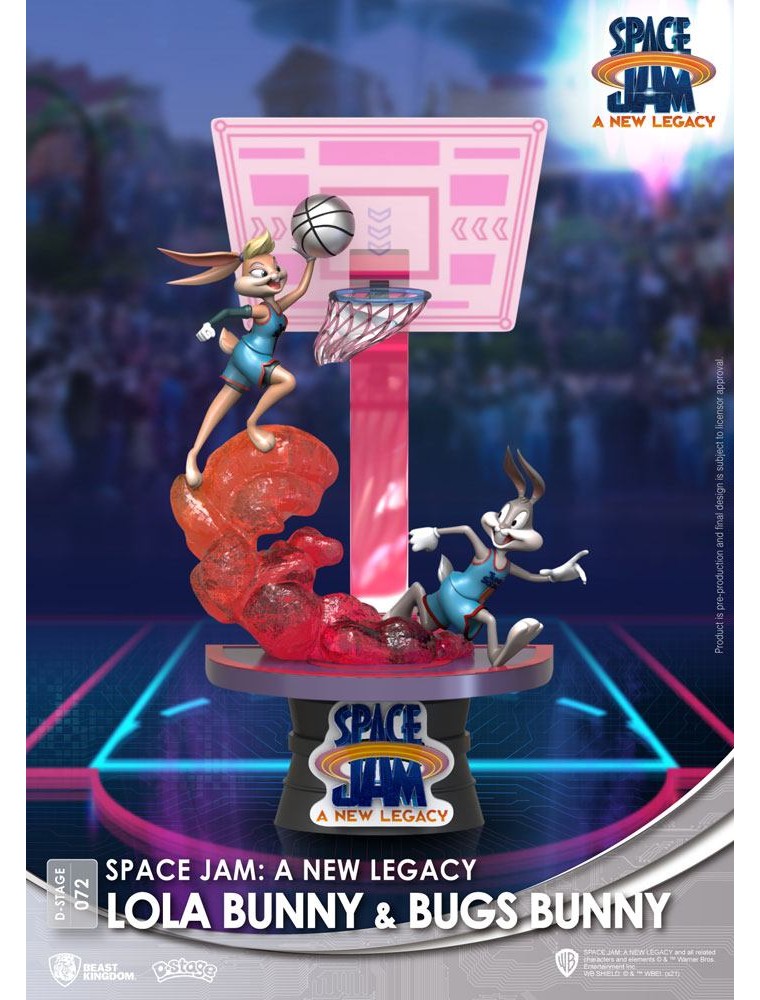 Space Jam: A New Legacy D-Stage PVC Diorama Lola Bunny & Bugs Bunny Standard Ver. 15 Cm Beast Kingdom Toys