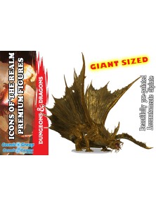 D&d Iotr Adulto Gold Dragon...