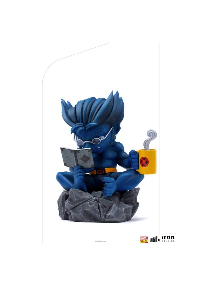 Marvel Comics Mini Co. Deluxe Pvc Figura Beast (x-men) 14 Cm Iron Studios