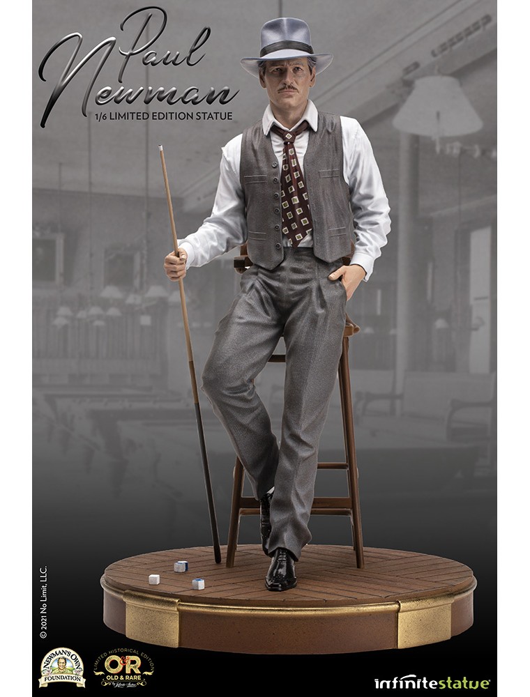 Paul Newman Old&rare 1/6 Resin Statua Statua Infinite Statua