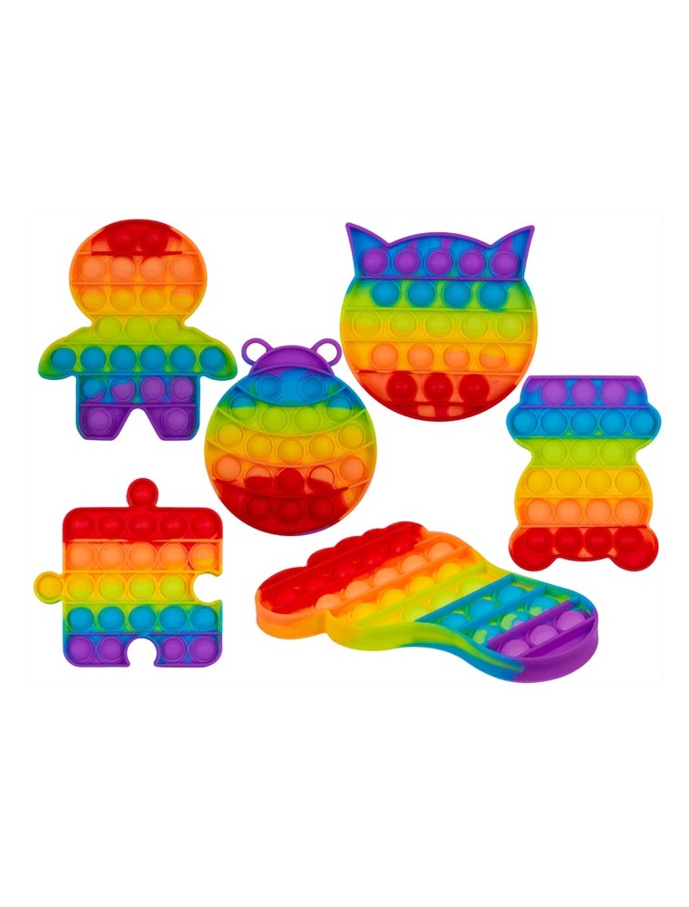 POP TOY FIDGET SERIE ARCOBALENO ASSORT. GADGET