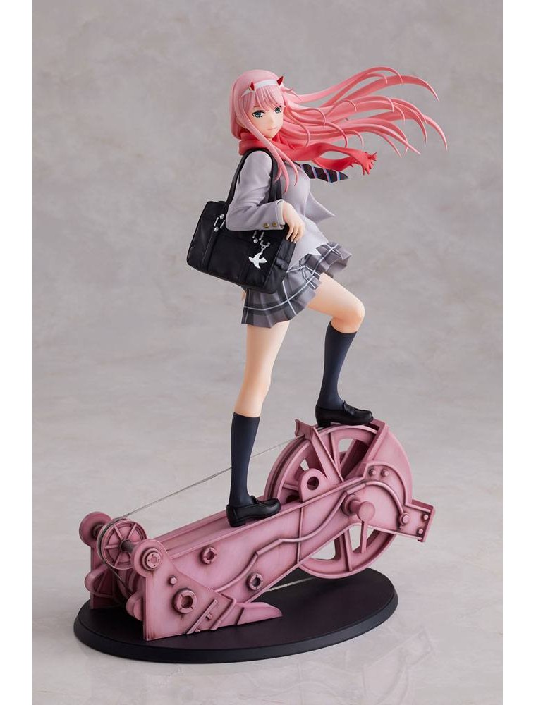 Darling In The Franxx Pvc Statua 1/7 Zero Two School Uniforme Version 29 Cm Aniplex