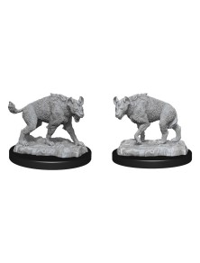 Wizkids Deep Cuts Unpainted Miniature Hyenas Case (6) Wizkids