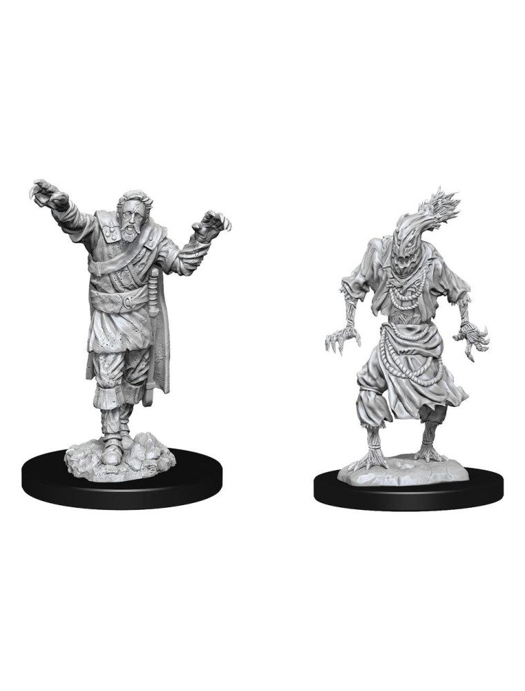 D&d Nolzur's Marvelous Miniatures Unpainted Miniatures Scarecrow & Stone Cursed Case (6) Wizkids