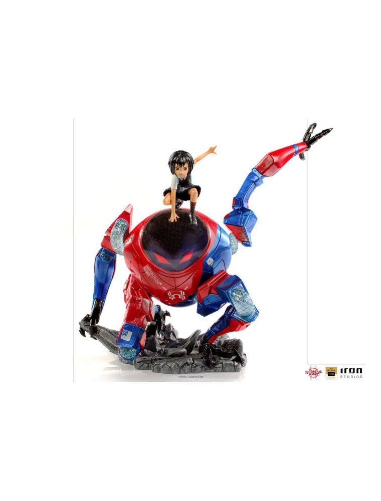 Spider-man: Into The Spider-verse Bds Art Scale Deluxe Statua 1/10 Peni Parker & Sp 25 Cm Iron Studios