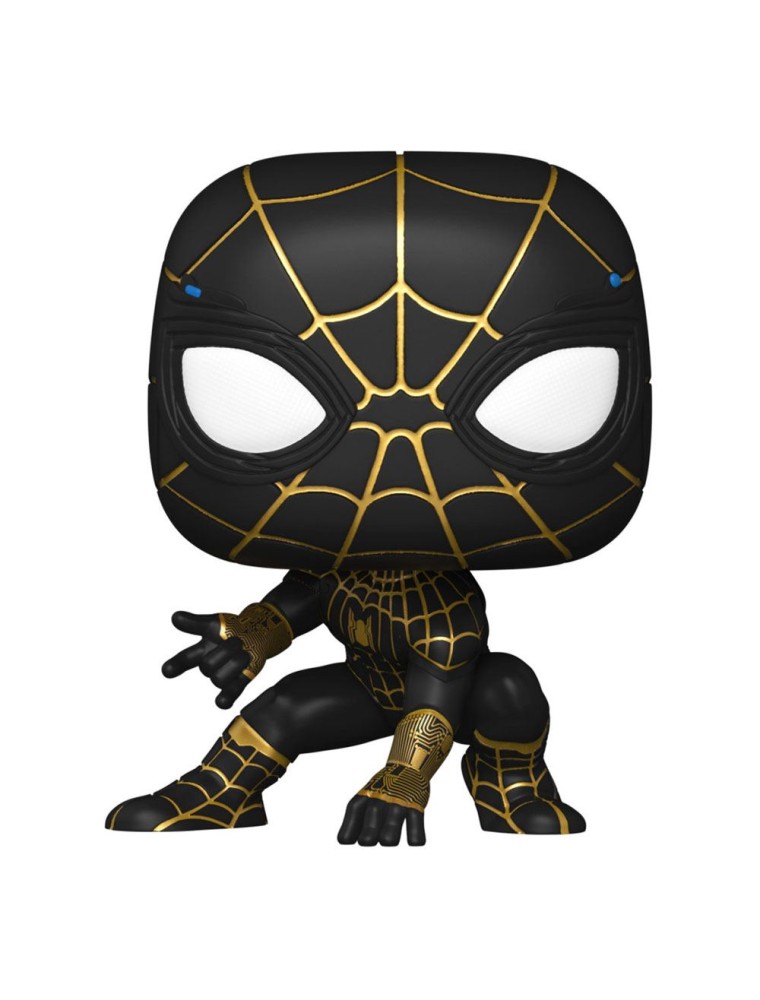 Spider-man: No Way Home Pop! Vinile Figura Spider-man (black & Gold Suit) 9 Cm Funko