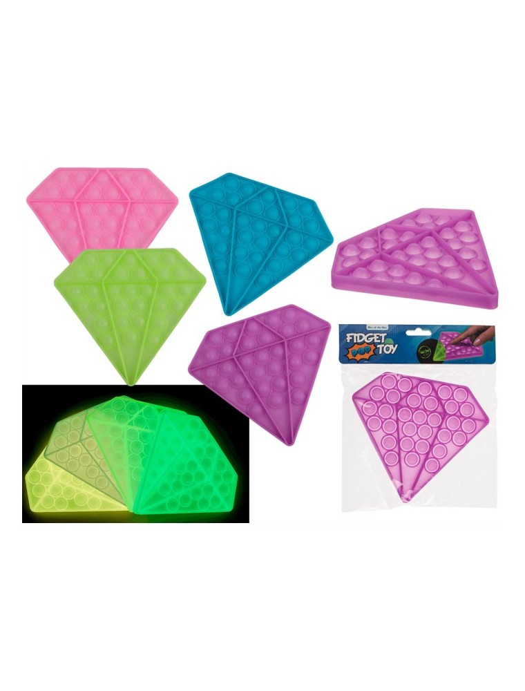 POP TOY FIDGET DIAMANTI FLUORESCENTI GADGET