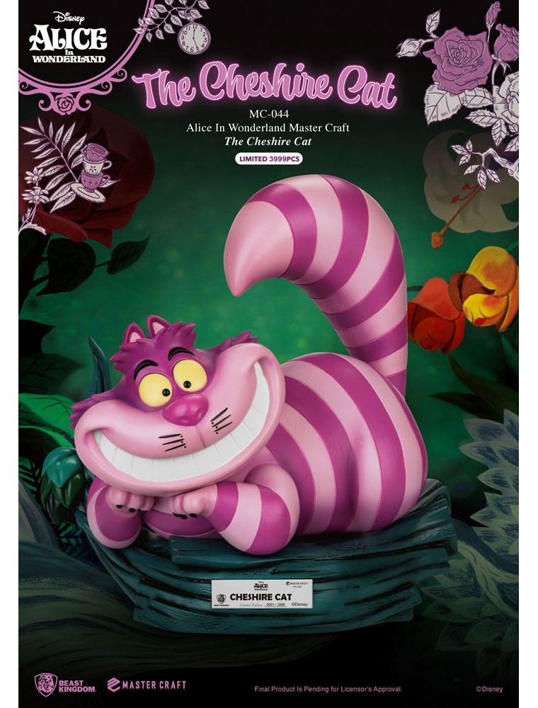 Alice In Wonderland Master Craft Statua The Cheshire Cat 36 Cm Beast Kingdom Toys