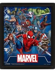 POSTER LENTICOLARE 3D ICONE MARVEL - GADGET