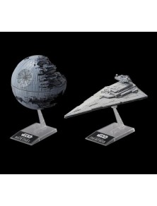 Star Wars Model Kit Death Star II & Imperial Star Destroyer Bandai Star Wars