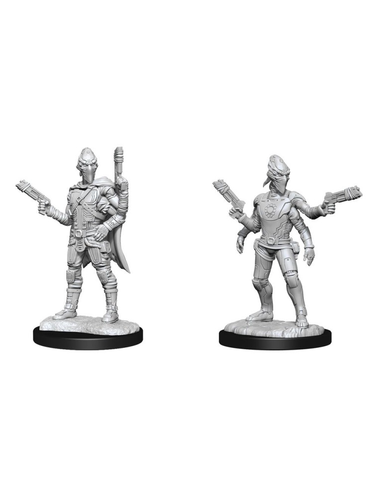 Starfinder Battles Deep Cuts Unpainted Miniatures Kasatha Operative Case (2) Wizkids