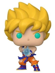 Dragon Ball Z Funko Pop Vinile Figura Ss Goku con Onda Energetica 9 Cm