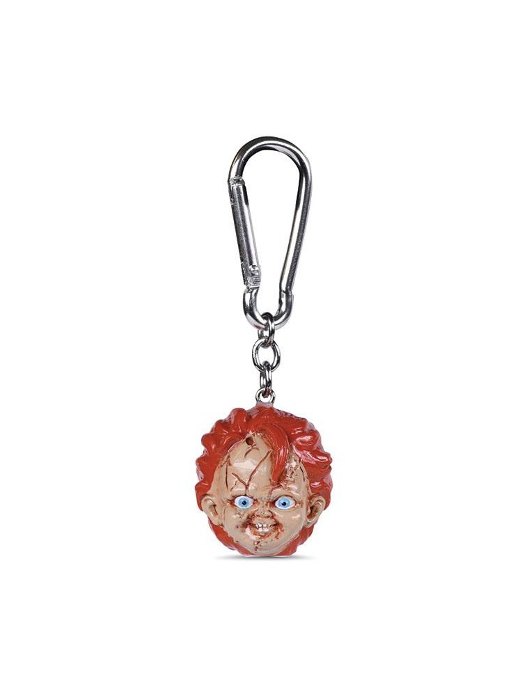 Chucky 3d-portachiavis Head 4 Cm Case (10) Pyramid International