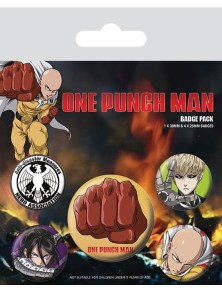 One Punch Man Pin-Back...