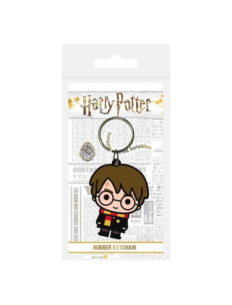 Harry Potter Rubber Portachiavi Chibi Harry 6 Cm Pyramid International