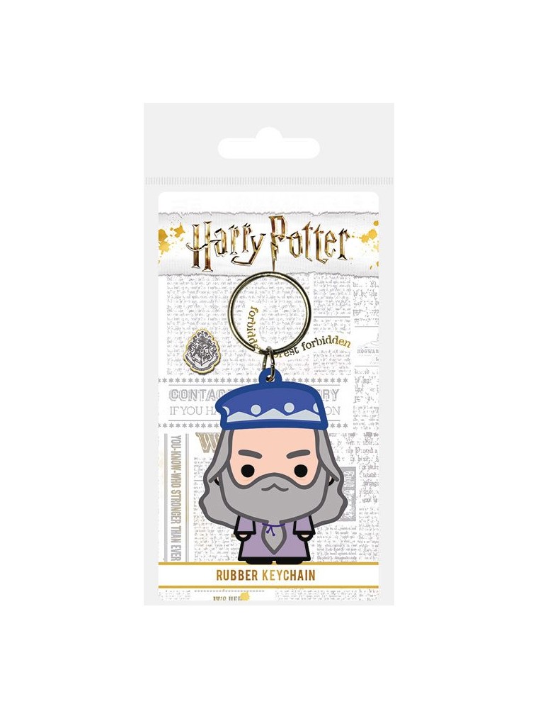 Harry Potter Rubber Portachiavi Chibi Silente 6 Cm Pyramid International