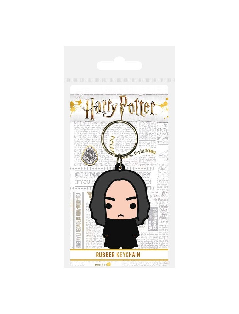 Harry Potter Rubber Portachiavi Chibi Snape 6 Cm Pyramid International