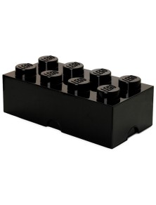 CONTENITORE LEGO BRICK 8 NERO GADGET