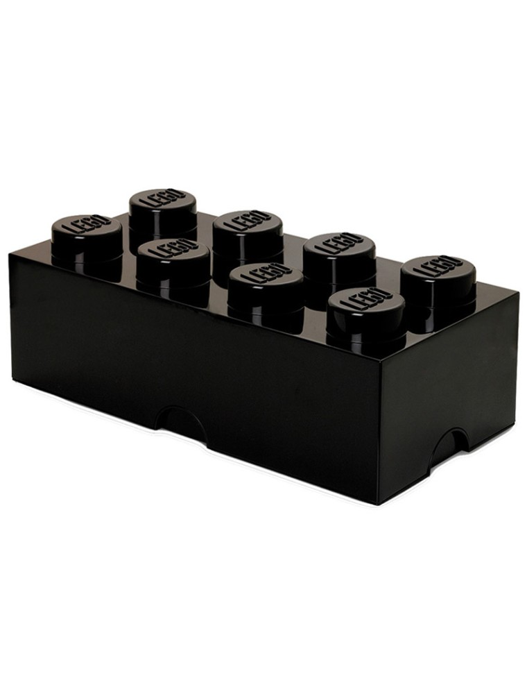 CONTENITORE LEGO BRICK 8 NERO GADGET