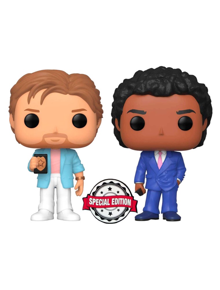 Pop Set 2 Figures Miami Vice Crockett E Tubbs Esclusiva Funko