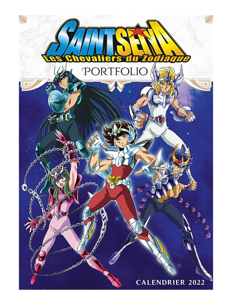 SAINT SEIYA PORTFOLIO CALENDAR 2022 CALENDARIO YNNIS